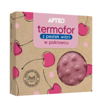 Termofor z pestek wiśni w pokrowcu